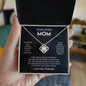 To My Loving Mom | Love Knot Necklace