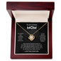 To My Loving Mom | Love Knot Necklace